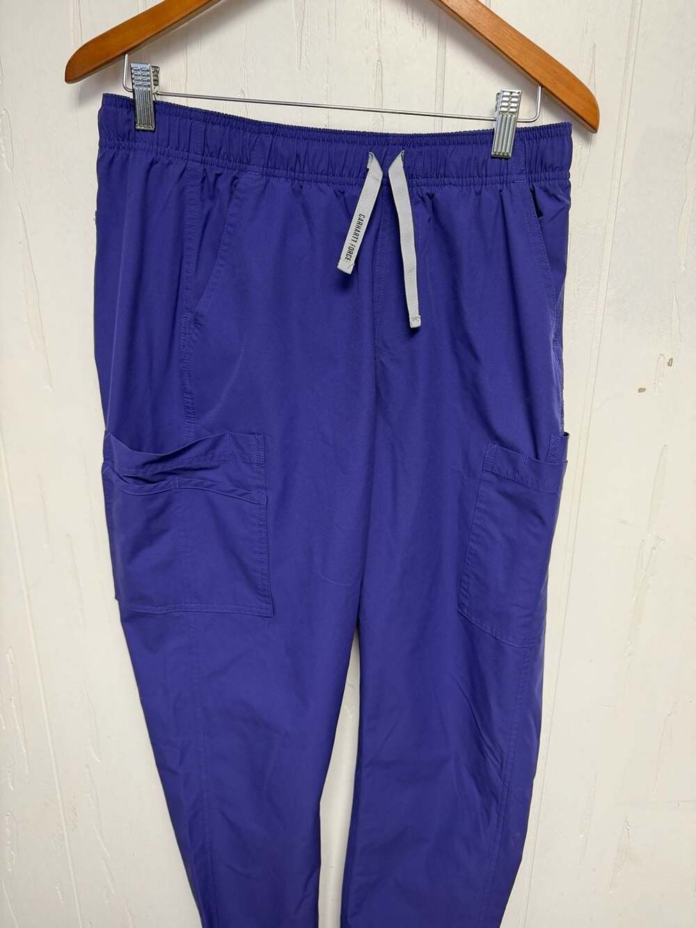 Carhartt Force Essentials C51213 Women's Purple Drawstring Cargo Scrub Pants Tal